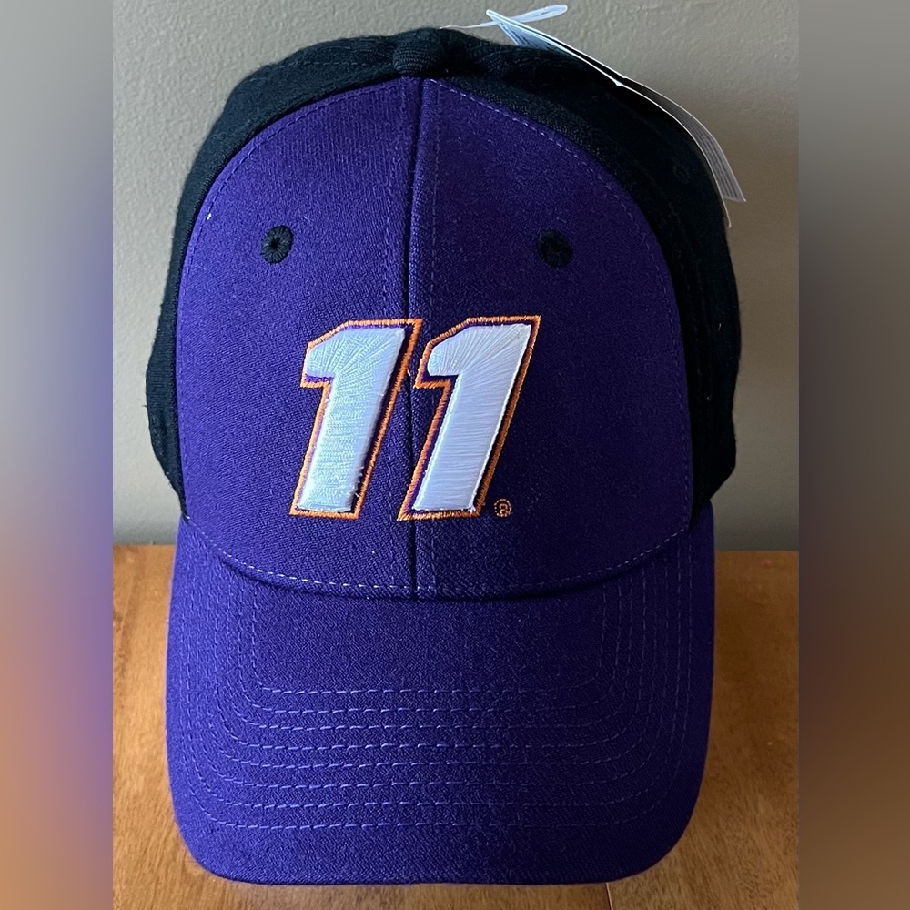 Chase Authentics Vintage Purple and Black Cap with NASCAR Number 11 Denny Hamlin